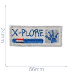 HKM Applikation X-plore 56x24mm - 5Stk