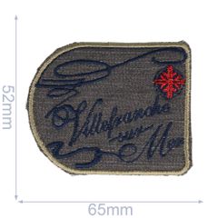 HKM Applicatie competition yachting 65x52mm grijs - 5st