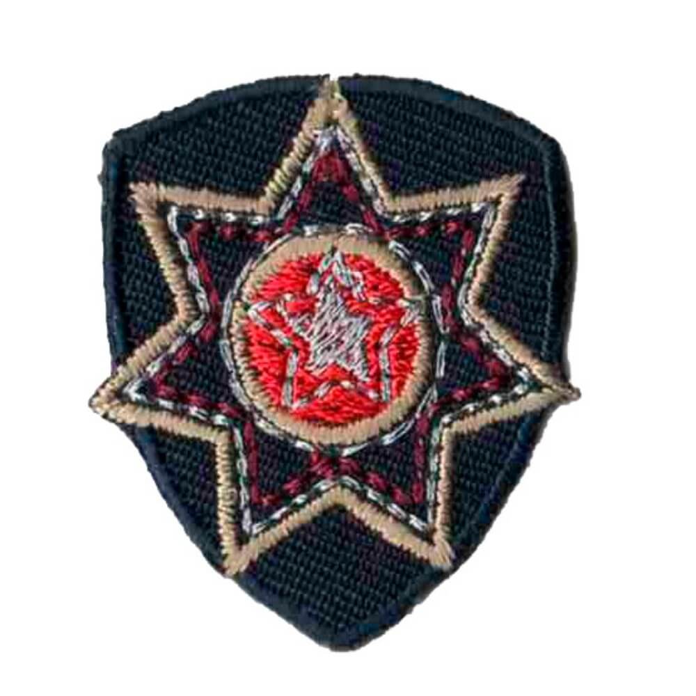 Applicatie Donker blauw met ster - 5st