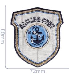 Applicatie Wapen Sailing Port beige - 5st