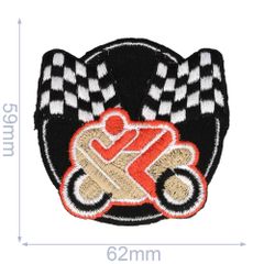 Applicatie Motor oranje/rood - 5st