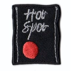 Applikation Wappen HOT SPOT klein - 5 Stück