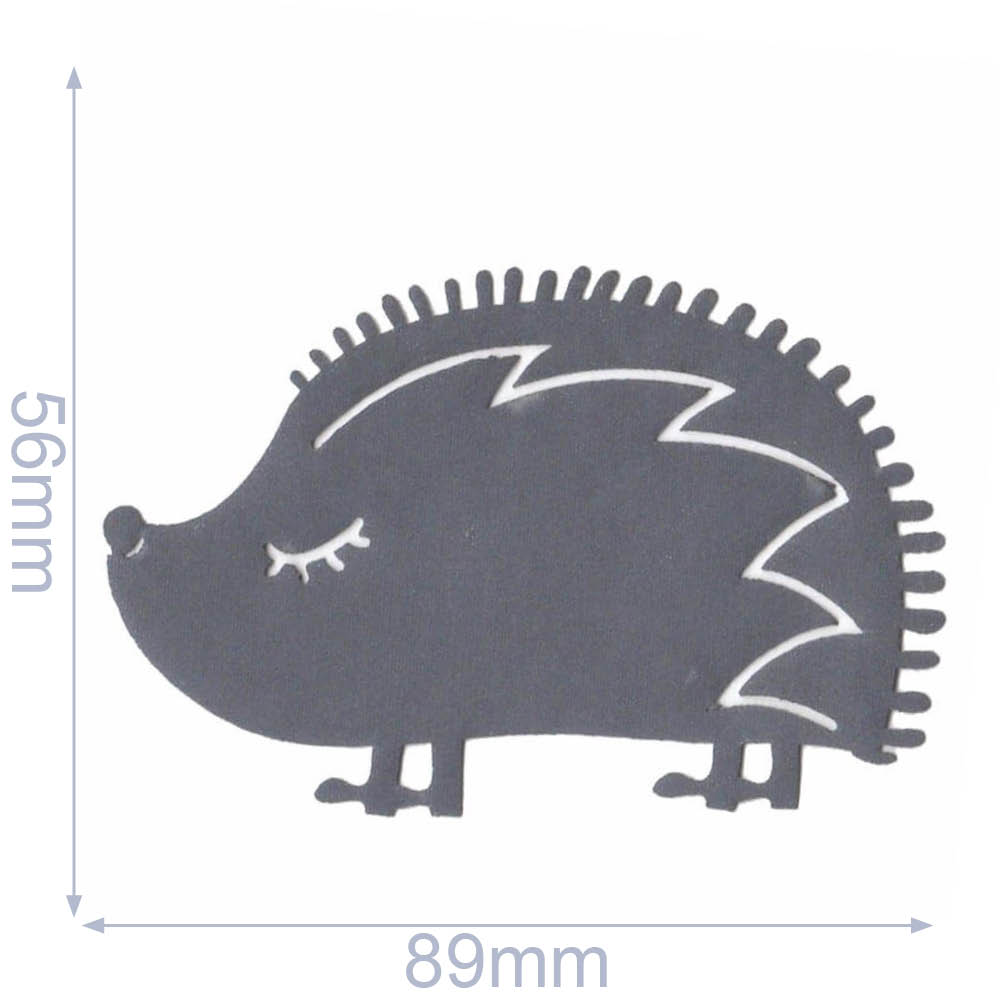 HKM Iron-on patch hedgehog - 5pcs