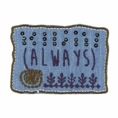 Applikation Rechteck ALWAYS Jeans - 5 Stück