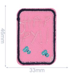 Iron-on patches Happy - 5 pcs