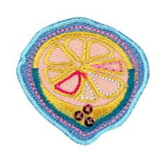 Iron-on patches Lemon - 5pcs