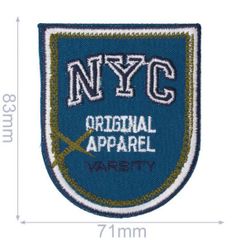 Applikation wappen NYC Original Apparel - 5 Stück