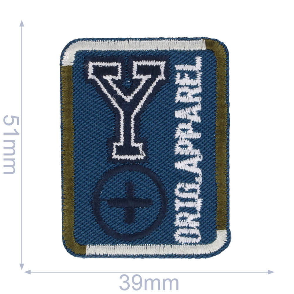 Iron-on patches Y original apparel - 5pcs