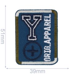 Iron-on patches Y original apparel - 5pcs