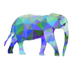 HKM Applikation Elefant - 5Stk