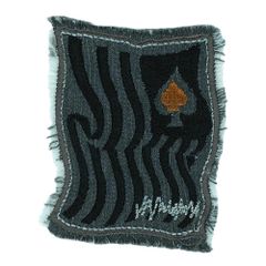 HKM Applikation orange Pik mit Fransen - 5Stk