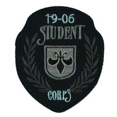 HKM Applikation Student Corps schwarz - 5Stk