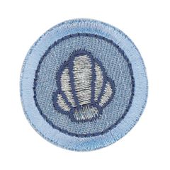 HKM Applicatie schelp op jeans - 5st