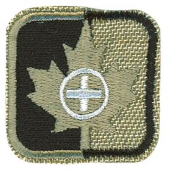 HKM Applicatie blad beige met een + - 5st