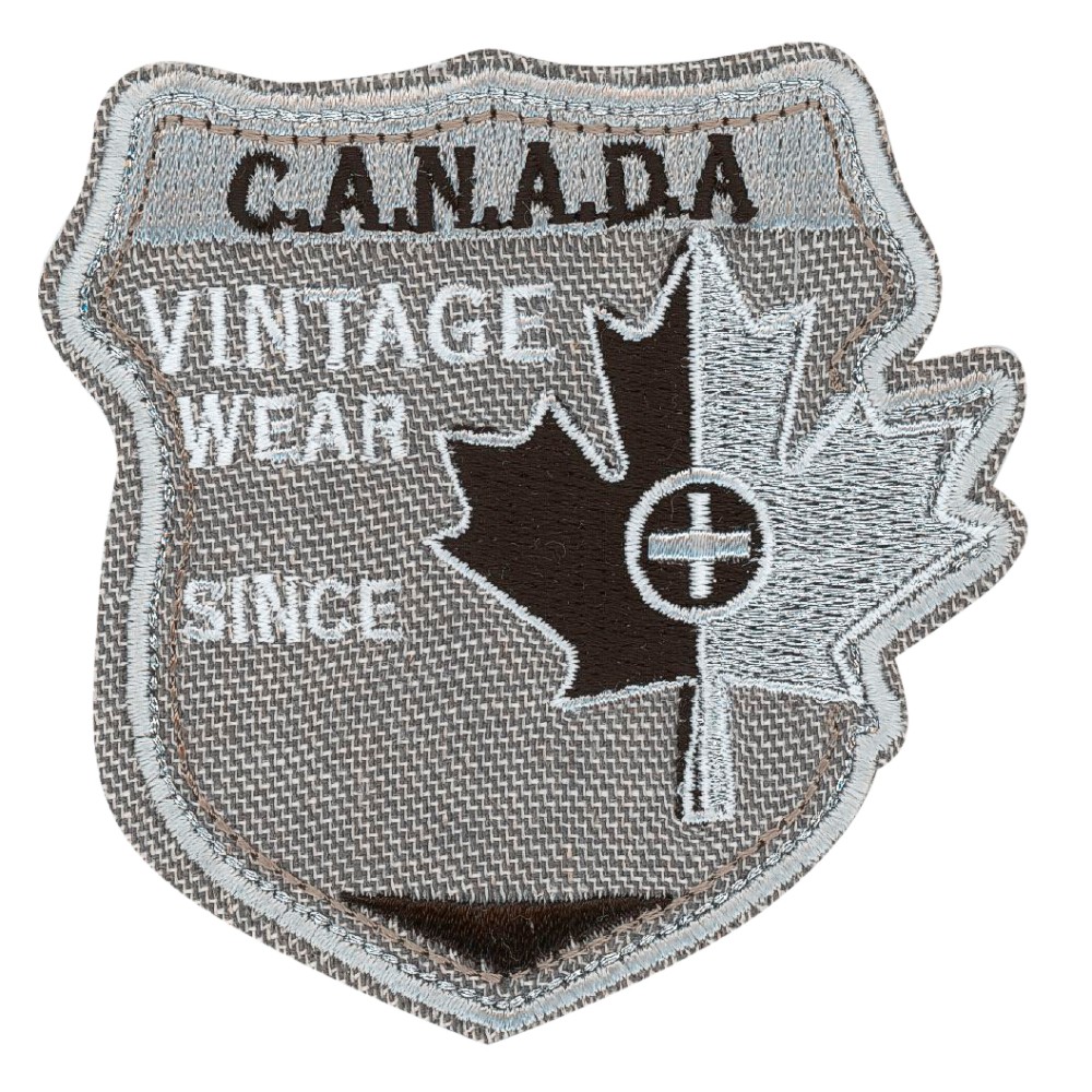HKM Applicatie Canada vintage wear grijs - 5st