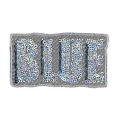 HKM Iron-on patches glitter - 5pcs