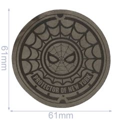 HKM Iron-on patch Spiderman protector of NY 61x61mm - 5pcs