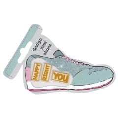 HKM Iron-on shoe patch blue - 5pcs