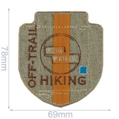 HKM Applikation Hiking 69x78mm - 5Stk