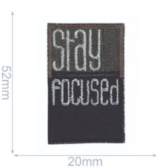 HKM Iron-on patch focused - 5pcs