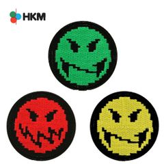 HKM Applikation Smileys Gaming - 3Stk