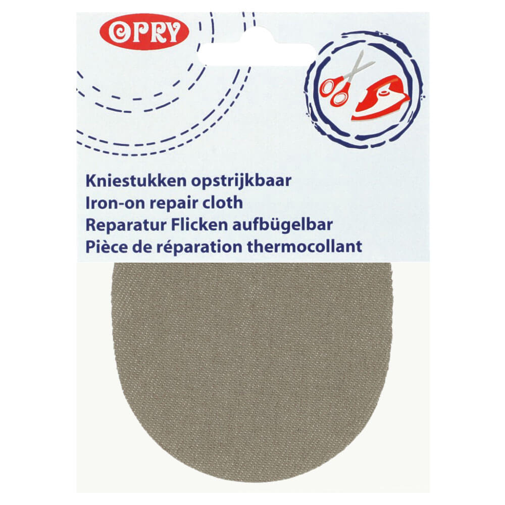 Opry Kniestukken opstrijkbaar jeans 12x9,5cm - 5st