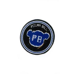 Applikation POLAR BILL in Kreis - 5 Stück