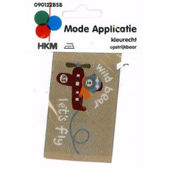 Applicatie Label Wild bear let's fly - 5st