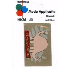 Iron-on patches Diplodocus - 5pcs