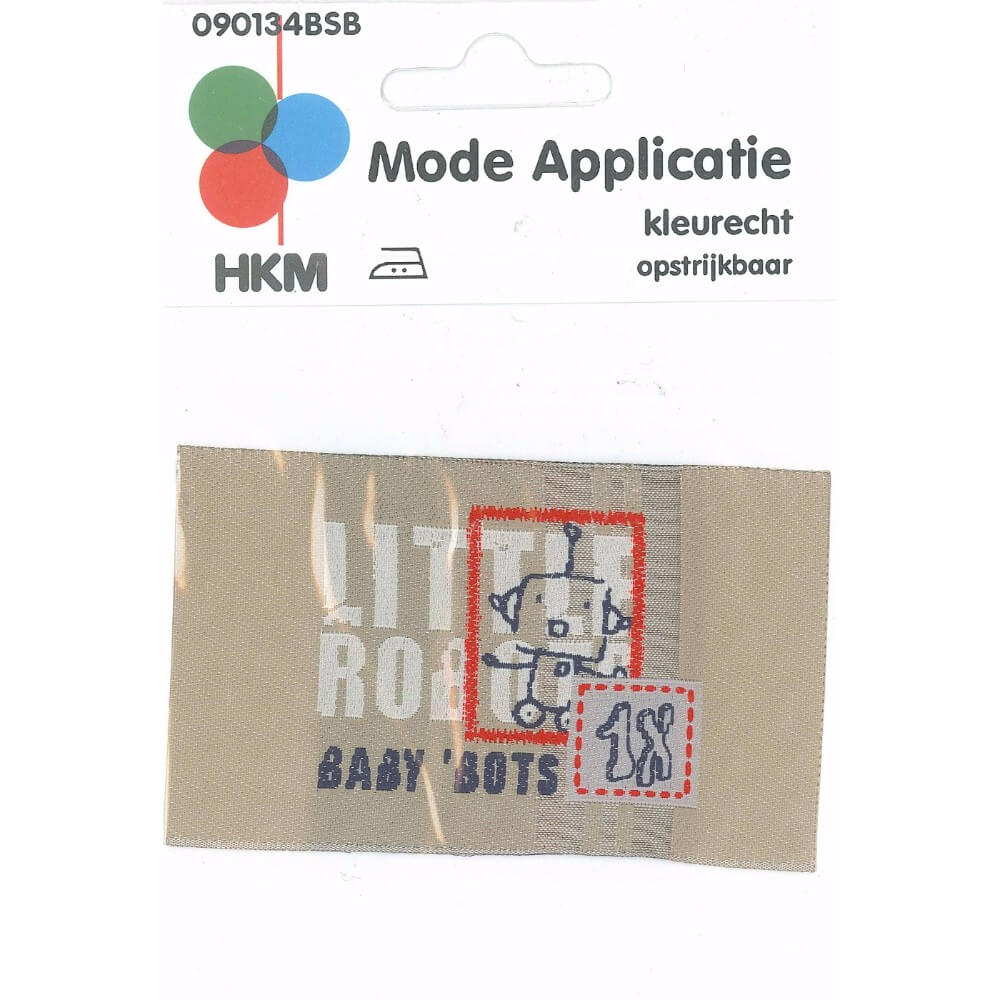 Applicatie Label Little Robots - 5st