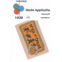 Iron-on patches Trick or Treat - 5pcs