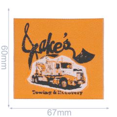 HKM Iron-on patch truck - 5pcs