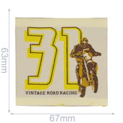 HKM Iron-on patch 31 - 5pcs