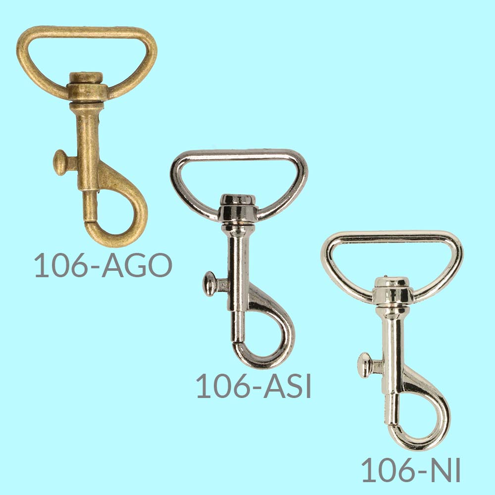 Swivel snap hook 25mm - 10pcs