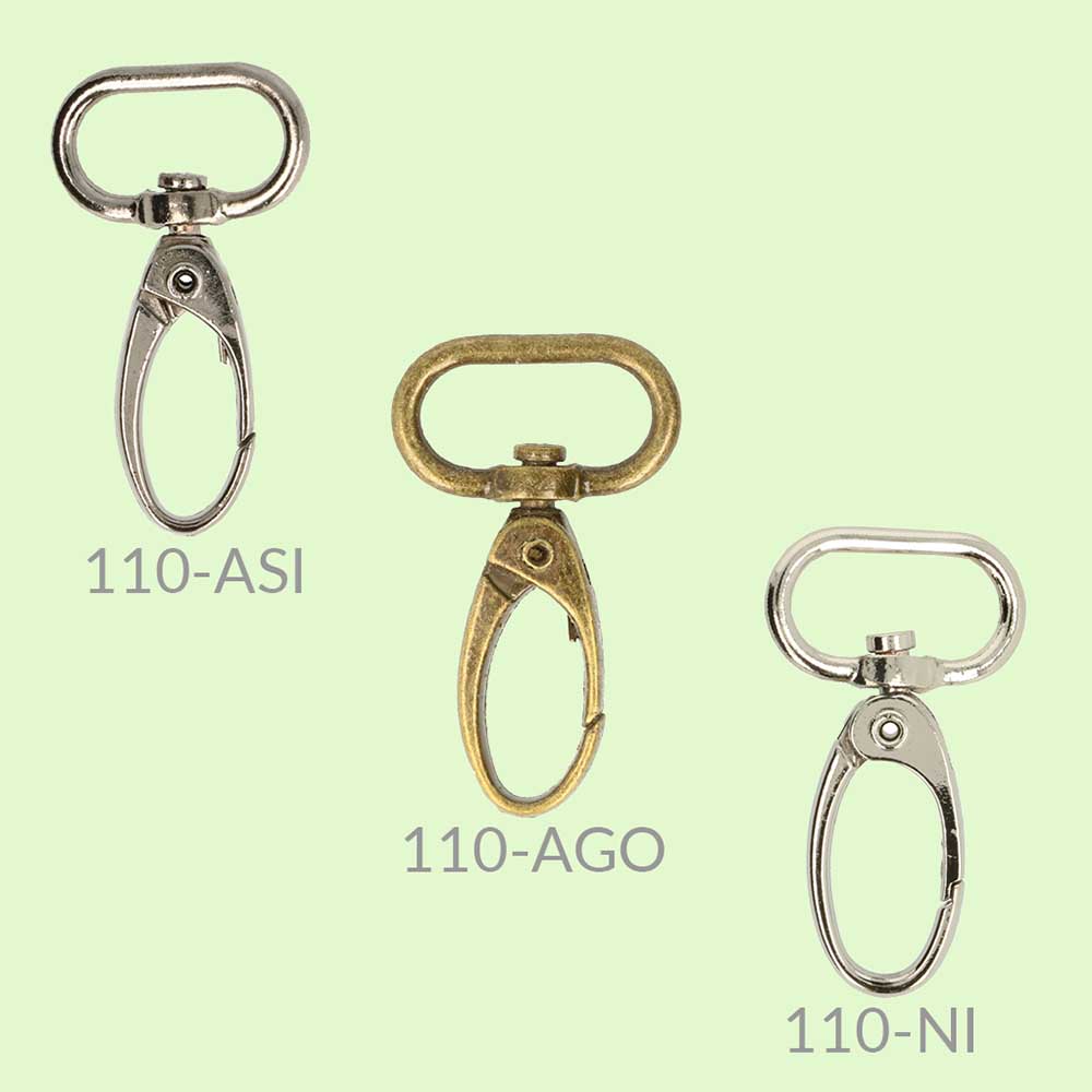 Swivel snap hook 20mm - 10pcs