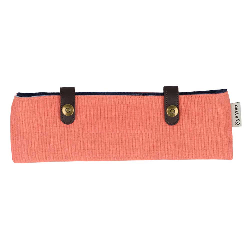 Della Q Sokkennaaldenetui linnen 21,6x7,6cm - 1st