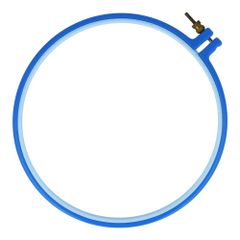 Embroidery hoop plastic round 7.5-22cm - 3-5pcs