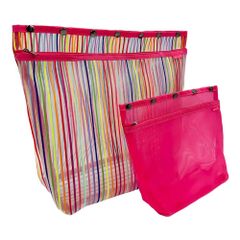 Della Q Oh Snap Rainbow-Pink staand L-XL - 1x2st