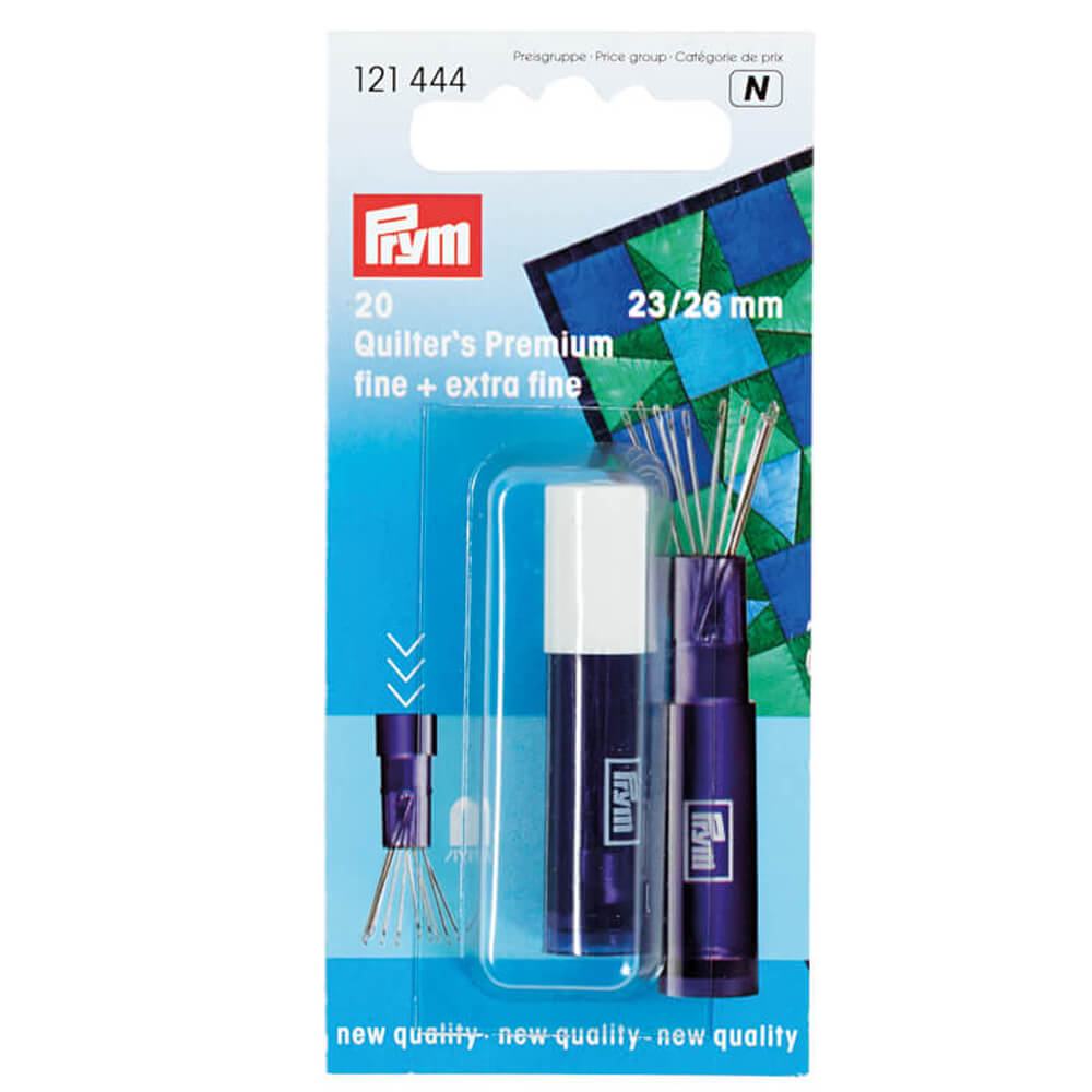 Prym Quiltingnaalden assortiment 23-26mm zilver - 5x20st