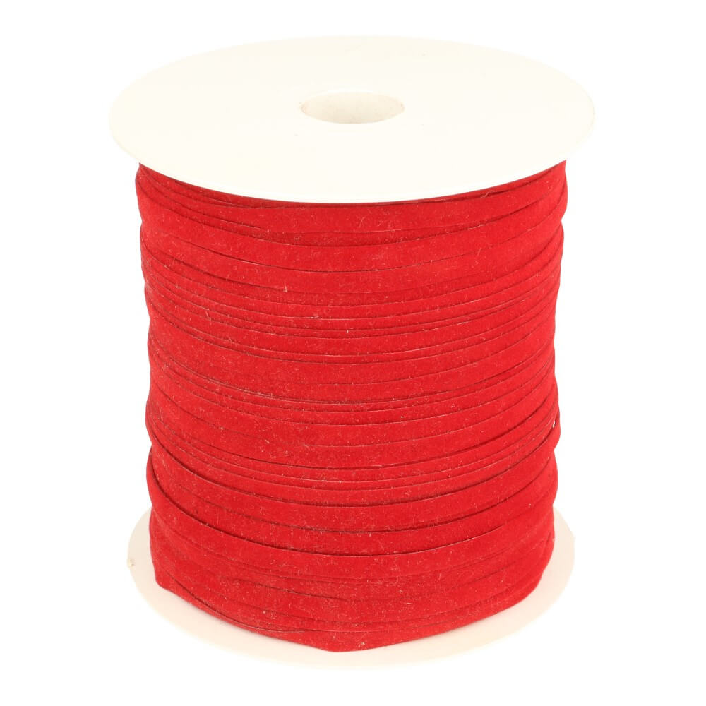 Veloursleder-Band 4mm 50m