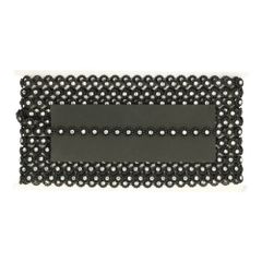 Bead trim flowers with diamantes 9mm - 9.2m