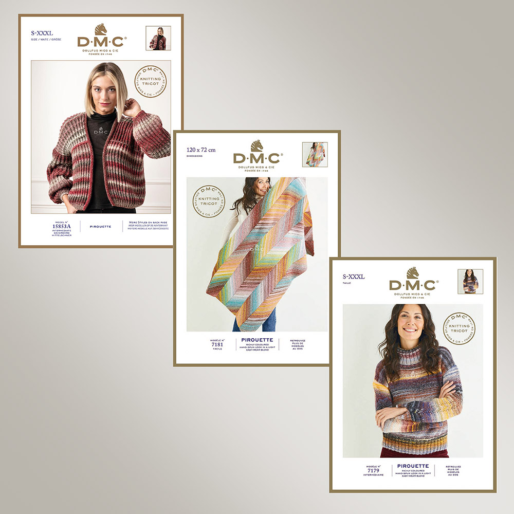 DMC Pirouette breipatronen NL-EN-DE - 1st