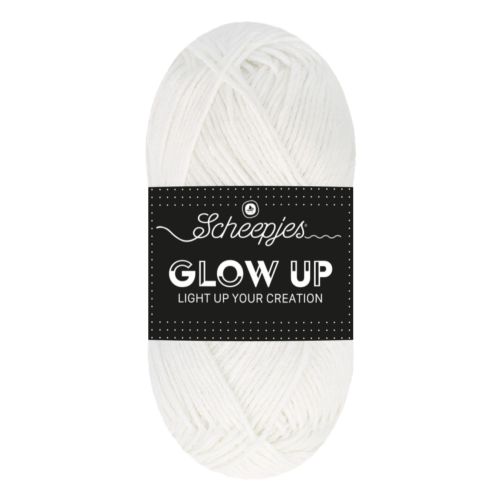 Scheepjes Glow Up 1x50gr - 1001 Luminescent White