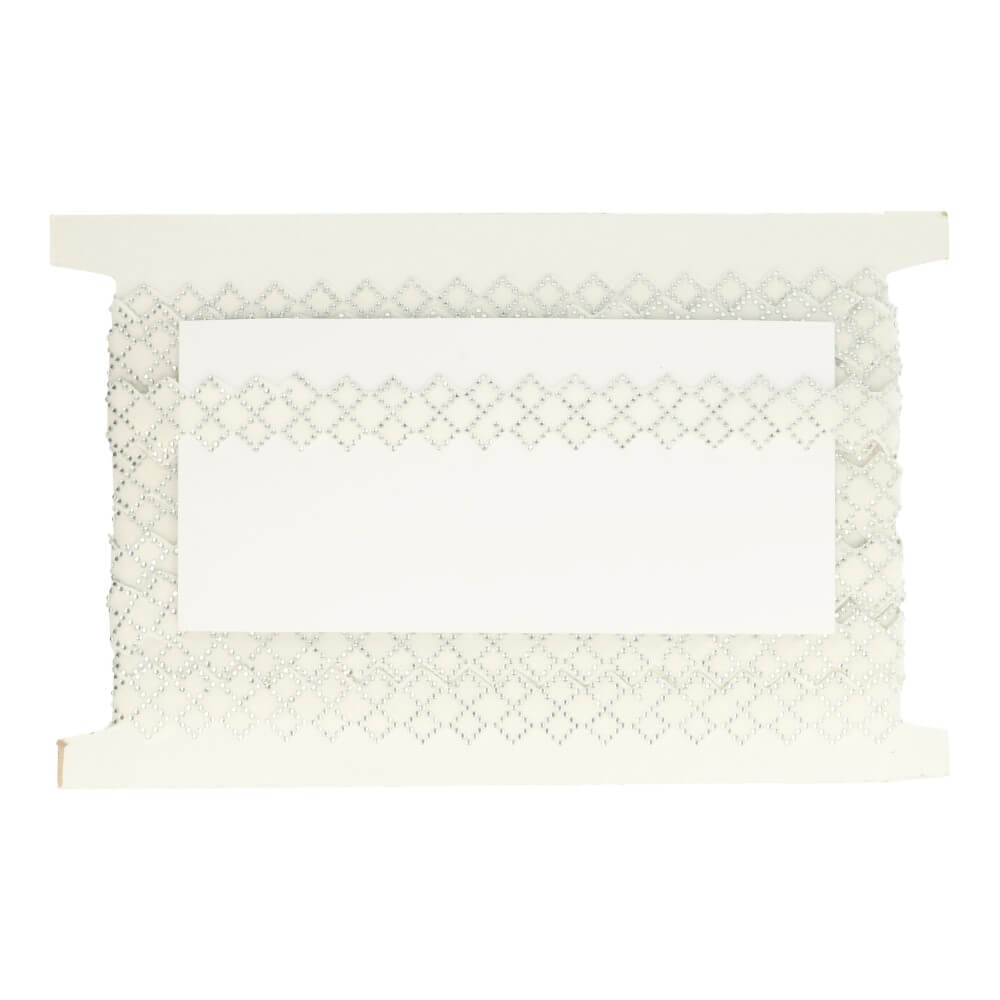 Band strass ruit 25mm - 10m