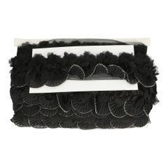 Band met zilver - bloem 80mm - 10m