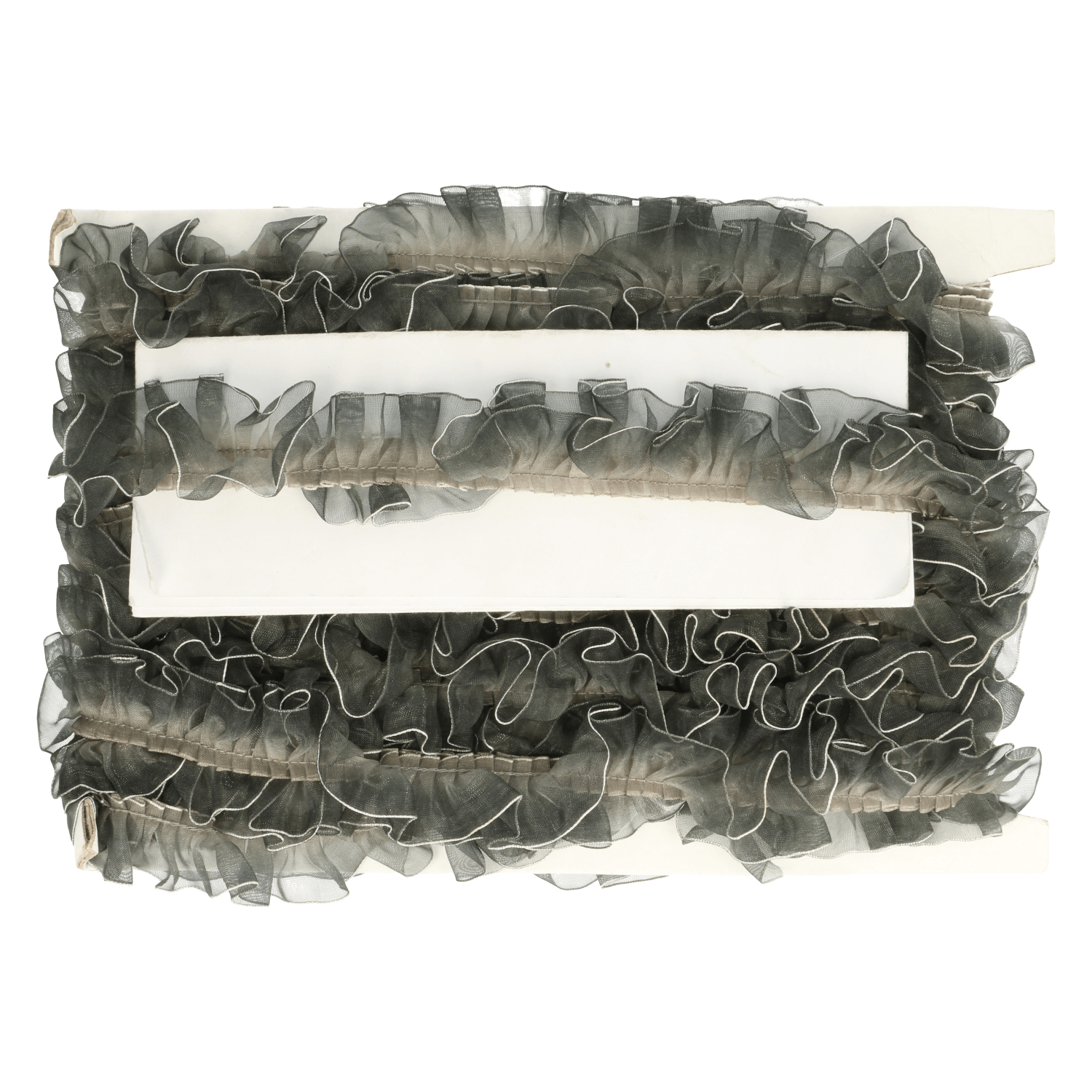 Band Tule geplooid 25mm - 14m - 001