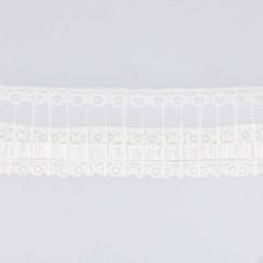 Trim pleated tulle and lace 60mm - 25m