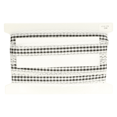 Band ruitjes met 2x kant 40mm - 25m