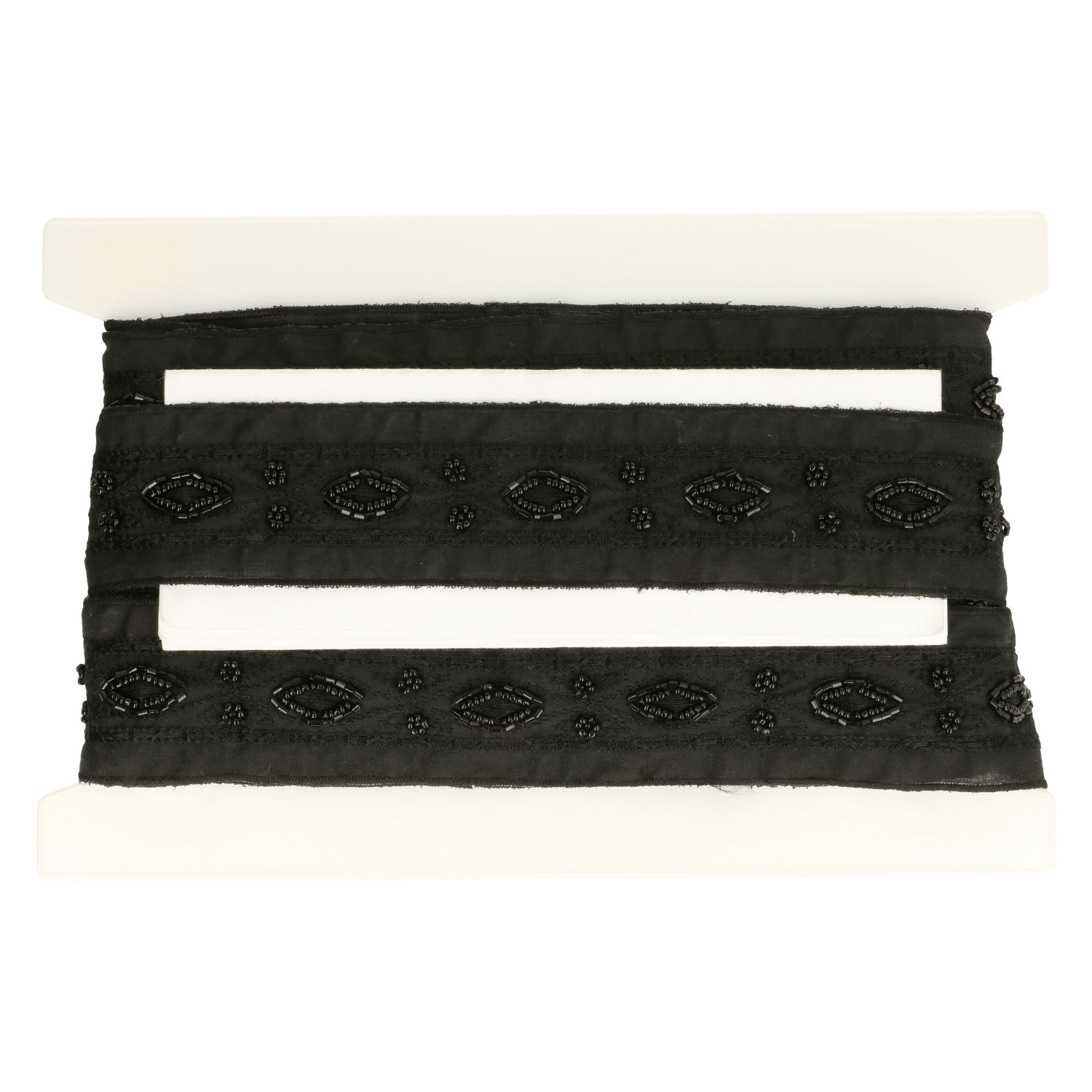 Ribbon with beads 50mm - 10m