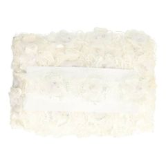 Band Blume - Organza-silber - 9,20m - 009